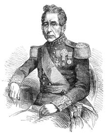 Lieutenant-General Sir John Fox Burgoyne, G.C.B., from a daguerreotype by Victor Plumier, 1854. Creator: Unknown