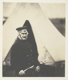 Lieutenant General Sir Richard England, K.C.B., 1855. Creator: Roger Fenton
