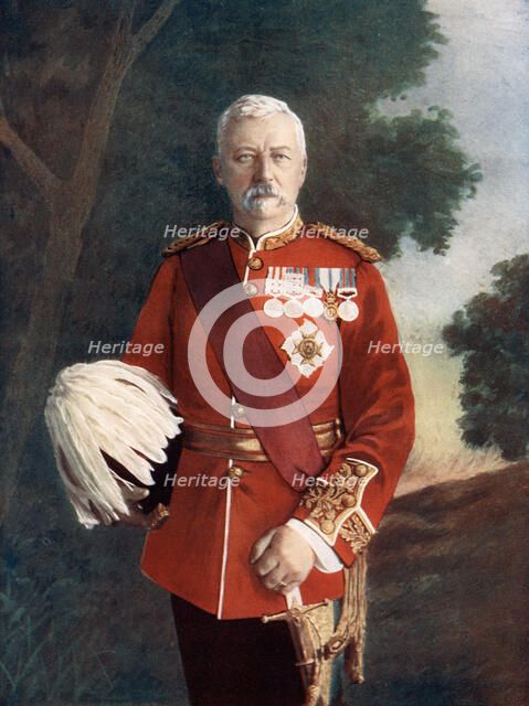 Lieutenant General Sir Robert Low, 1900. Artist: Elliott & Fry