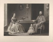 Lieutenant General Thomas J. Jackson and His Family ("Stonewall Jackson"), 1866. Creator: William Sartain