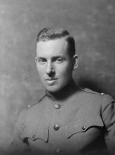 Lieutenant G.P. McNear, portrait photograph, 1917 Dec. 8. Creator: Arnold Genthe