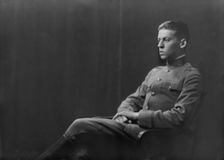 Lieutenant H. Wanger, portrait photograph, 1918 Sept. 20. Creator: Arnold Genthe