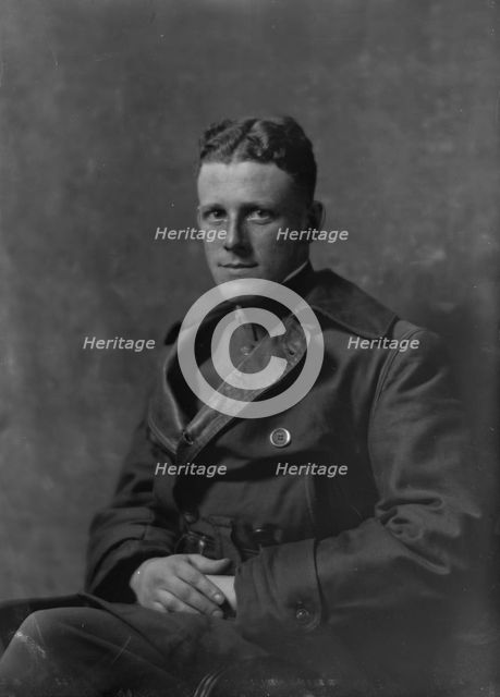 Lieutenant Hall, portrait photograph, 1918 Mar. 1. Creator: Arnold Genthe.
