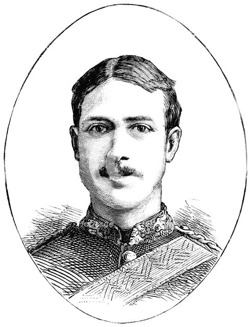 'Lieutenant Henry Gribble, 3rd Dragoon Guards', c1882. Artist: Unknown.