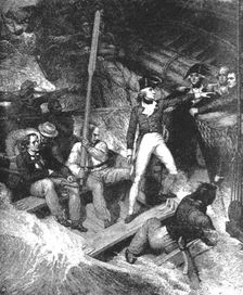 Lieutenant Horatio Nelson Volunteering to Board a Prize in a Violent Gale, November 20... 1891. Creator: Richard Westall