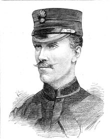 Lieutenant Inman, 60th Rifles, killed in the Transvaal, 1881. Creator: Unknown
