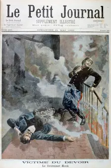 Lieutenant Kock, a victim of his duty, 1899. Creator: F Meaulle