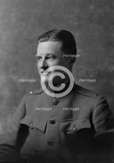 Lieutenant McCook, portrait photograph, 1918 Mar. 2. Creator: Arnold Genthe.