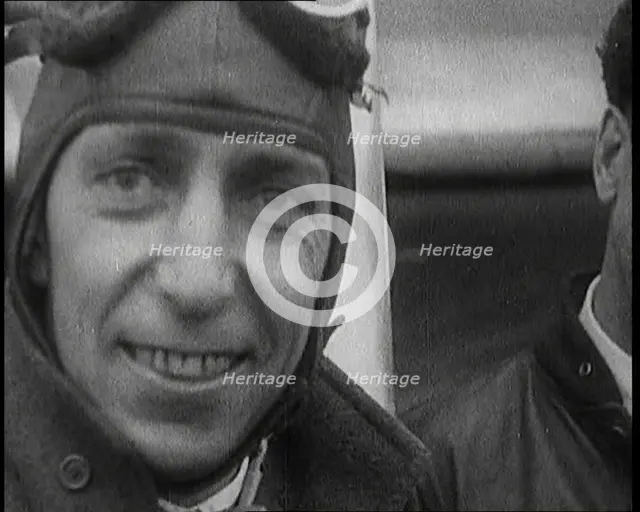 Lieutenant Noel Davis and Lieutenant Stanton Hall Wooster, 1927. Creator: British Pathe Ltd.