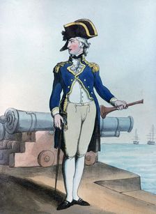 Lieutenant of the Guard 1799. Artist: Thomas Rowlandson