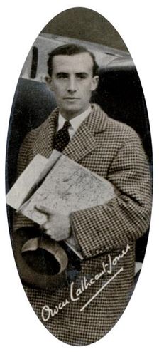 Lieutenant Owen Cathcart Jones, British pilot, 1935