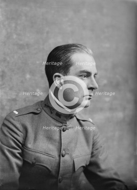 Lieutenant R.S. Warfield, portrait photograph, 1917 Dec. 3. Creator: Arnold Genthe.