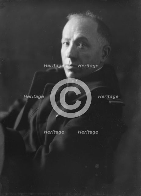 Lieutenant Reuterdahl, portrait photograph, 1918 Feb. 8. Creator: Arnold Genthe.