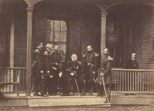 Lieutenent General Scott, General-in-Chief U.S. Army, & Staff, September 6, 1861. Creator: Mathew Brady
