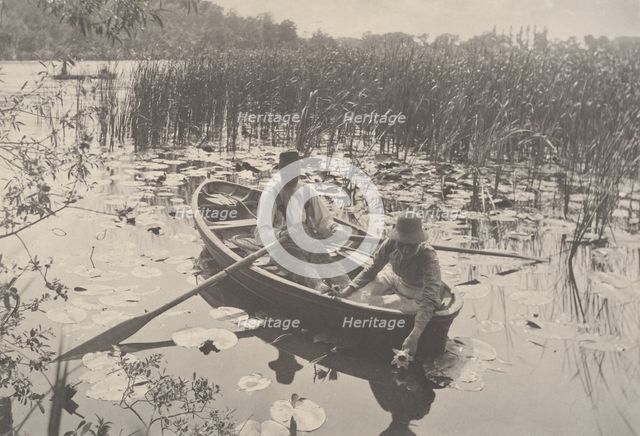 Life and Landscape on the Norfolk Broads, 1885-86., 1885-86. Creator: Dr Peter Henry Emerson.