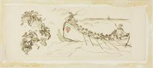 Life Boat Full of Women, 1843-1891. Creator: Charles Samuel Keene