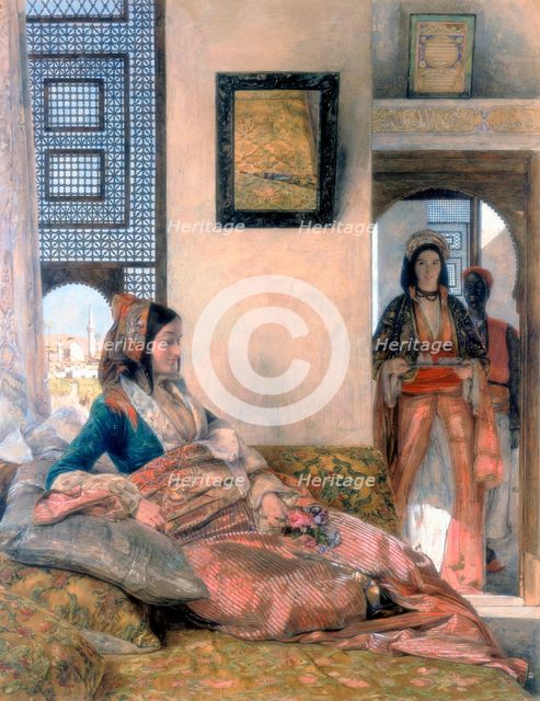 'Life in the Hareem', 1858. Artist: John Frederick Lewis