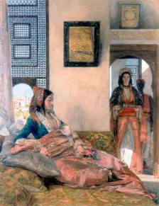 Life in the Hareem 1858. Artist: John Frederick Lewis