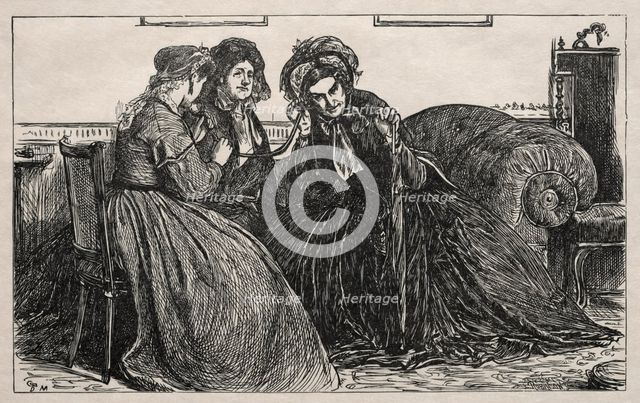 Life in London, 1866. Creator: George Louis Palmella Busson Du Maurier (British, 1834-1896).