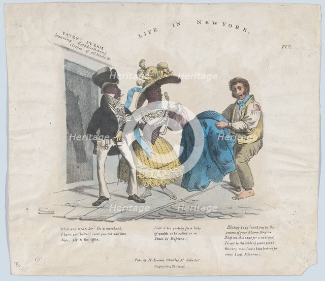 Life in New York, 1824-39. Creator: Charles Ingrey.