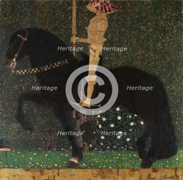 Life is a Struggle (Golden Rider), 1903. Creator: Klimt, Gustav (1862-1918).