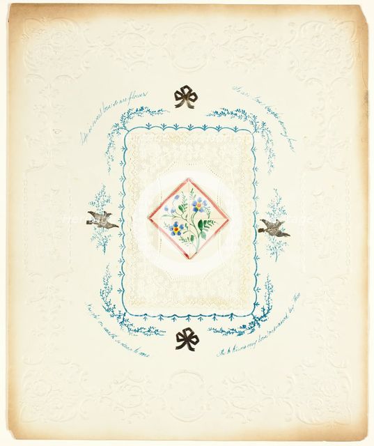Life is Sweet (valentine), c. 1850. Creator: George Kershaw.