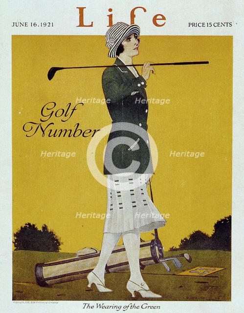 Life magazine cover, June 1921. Artist: Unknown