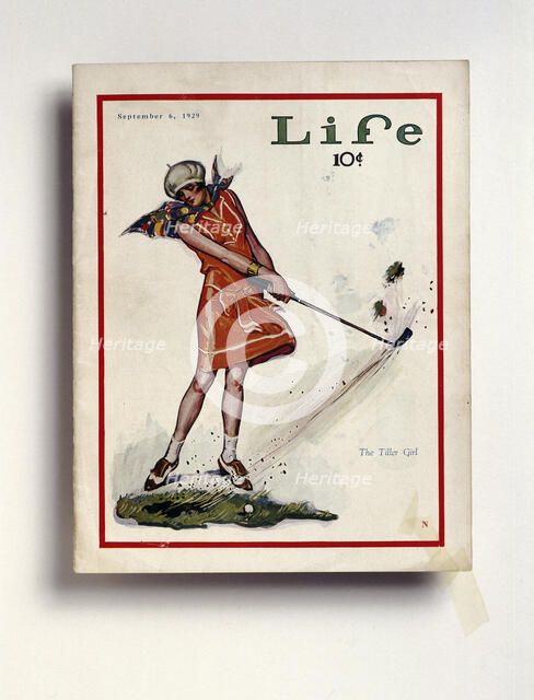 Life magazine cover, September 1929. Artist: Unknown