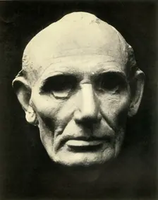 Life mask of Abraham Lincoln, 1860, (1930). Creator: Unknown