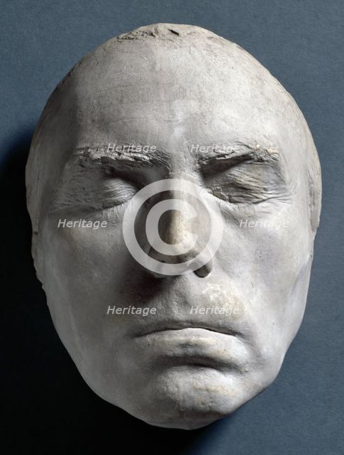 Life mask of Thomas Banks, R.A., c1790. Creator: Unknown.
