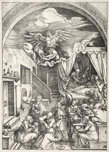 Life of the Virgin: Nativity of the Virgin, 1504-1505. Creator: Albrecht Dürer (German, 1471-1528)