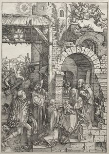 Life of the Virgin: Adoration of the Magi, 1504-1505. Creator: Albrecht Dürer (German, 1471-1528)