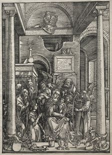Life of the Virgin: Adoration of the Virgin and Child by Saints and Angels, 1504-1505. Creator: Albrecht Dürer (German, 1471-1528)