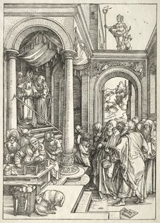 Life of the Virgin: Presentation of the Young Virgin in the Temple, 1504-1505. Creator: Albrecht Dürer (German, 1471-1528)