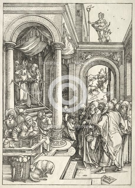 Life of the Virgin: Presentation of the Young Virgin in the Temple, 1504-1505. Creator: Albrecht Dürer (German, 1471-1528).