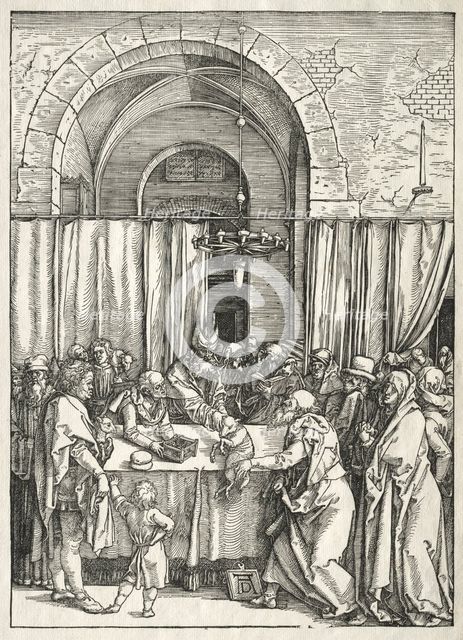 Life of the Virgin: Rejection of Joachim's Sacrifice, 1504-1505. Creator: Albrecht Dürer (German, 1471-1528).