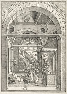 Life of the Virgin: The Annunciation, 1504-1505. Creator: Albrecht Dürer (German, 1471-1528)