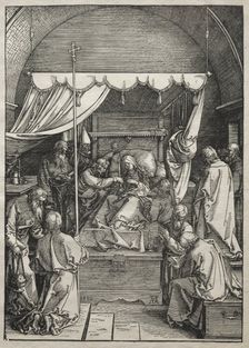 Life of the Virgin: The Death of the Virgin, 1504-1505. Creator: Albrecht Dürer (German, 1471-1528)
