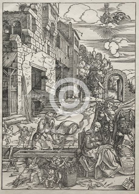Life of the Virgin: The Rest in Egypt, 1504-1505. Creator: Albrecht Dürer (German, 1471-1528).