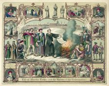 Life of Martin Luther and Heroes of the Reformation!, pub. 1874. Creator: German School (19th Centiry)