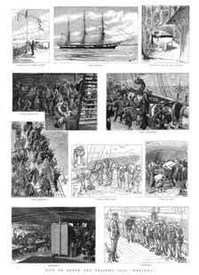 'Life on board the Training Ship "Mercury" , 1890. Creator: Unknown