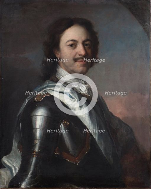 Life Portrait of Emperor Peter I the Great (1672-1725). Artist: Moor, Carel de (1656-1738)