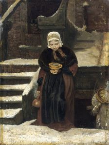 Life's Eventide, 1863. Creator: August Allebe