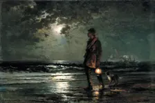 Life Saving Patrol, ca. 1893. Creator: Edward Moran