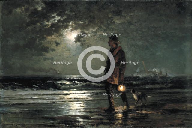 Life Saving Patrol, ca. 1893. Creator: Edward Moran.