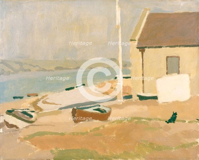 'Lifeboat House, Ferryside', 1923-1943. Creator: Edward Morland Lewis.