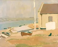 Lifeboat House, Ferryside 1923-1943. Creator: Edward Morland Lewis