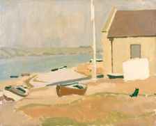Lifeboat House, Ferryside 1923-1943. Creator: Edward Morland Lewis