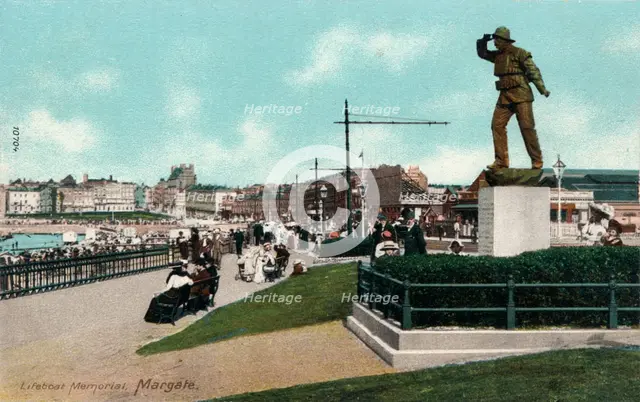 Lifeboat Memorial, Margate, Kent c1905. Artist: Unknown.