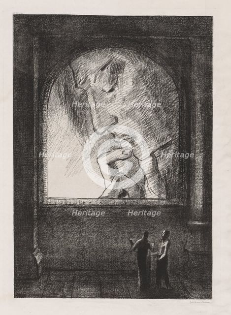 Light, 1893. Creator: Becquet (French); Odilon Redon (French, 1840-1916).